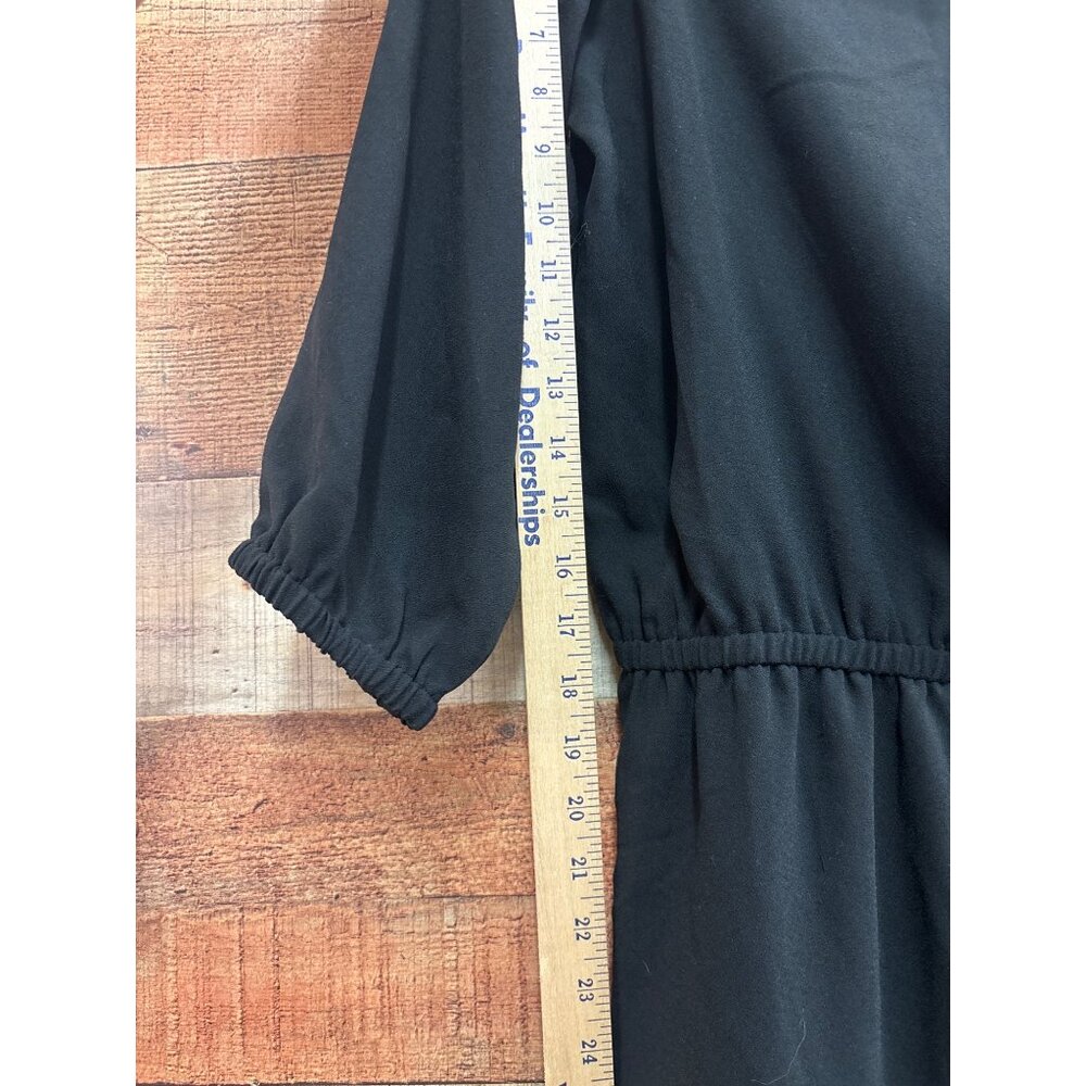 Ann Taylor Black Off-Shoulder Dress Size 4 NWT - Picture 4 of 9